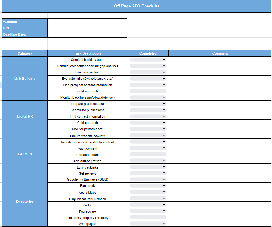 OffPage SEO Checklist 27 Tasks to Boost Organic Performance