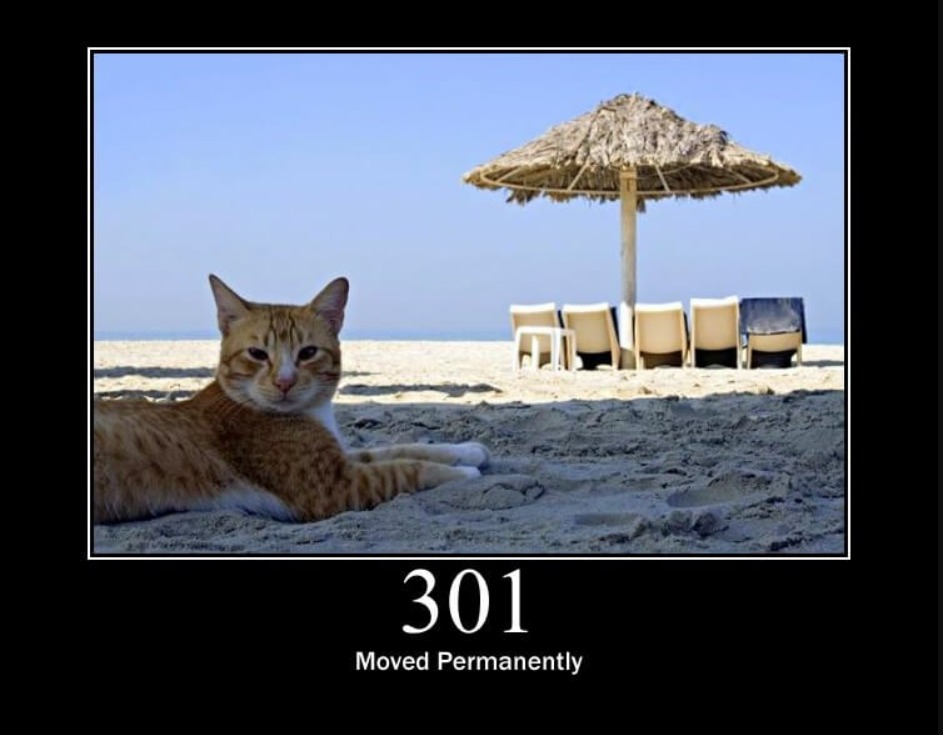 301 moved permanently redirect