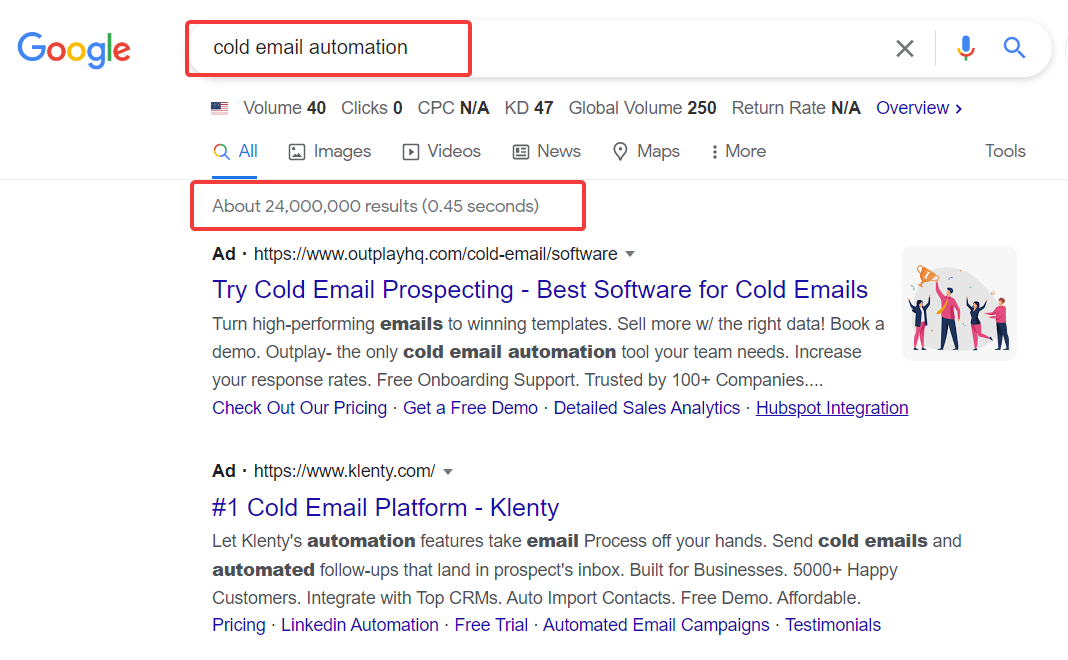 cold email automation